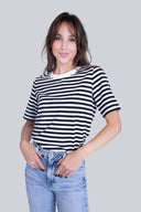 T-shirt Miss Marine Black Stripes