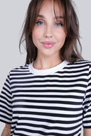 T-shirt Miss Marine Black Stripes