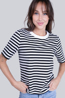 T-shirt Miss Marine Black Stripes