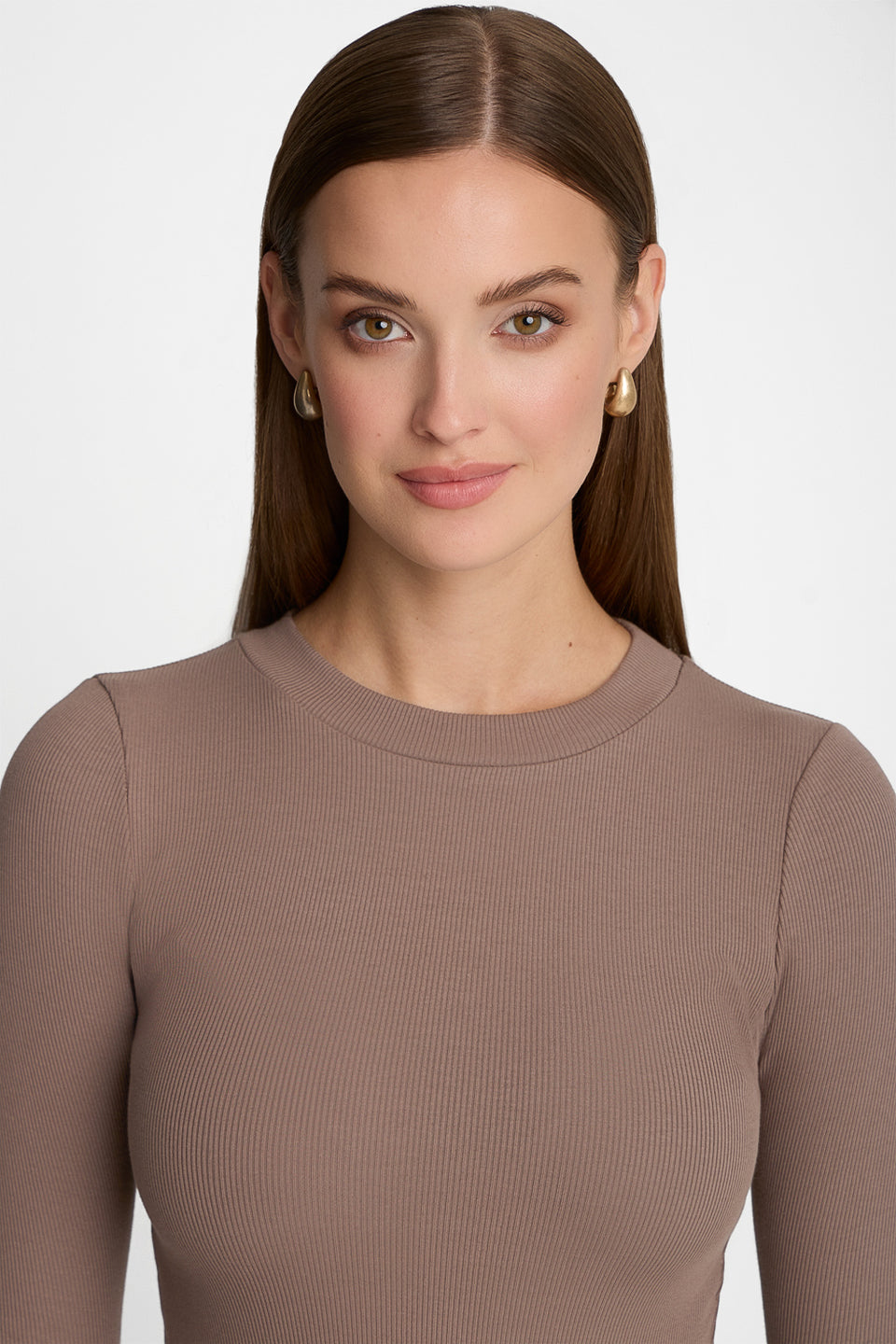 Miss Daily Mokka long-sleeved top