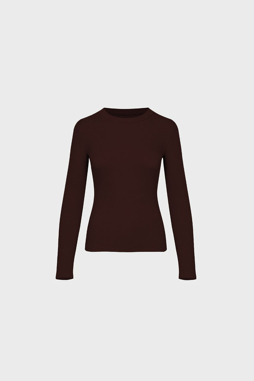 Miss Daily Chocolate long-sleeved top