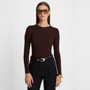 Miss Daily Chocolate long-sleeved top