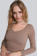 Longsleeve Miss Womanly Mokka