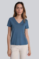 T-shirt Miss Classic Vintage Blue