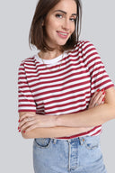 T-shirt Miss Marine Red Stripes