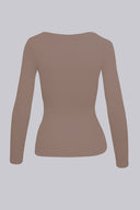 Longsleeve Miss Womanly Mokka