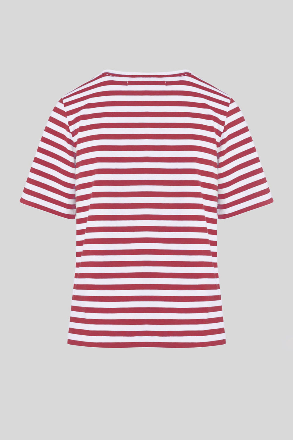 T-shirt Miss Marine V-neck Red Stripes
