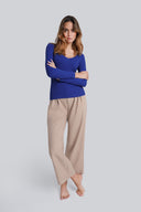 Longsleeve Miss Womanly Cobalt