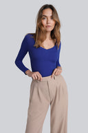 Longsleeve Miss Womanly Cobalt