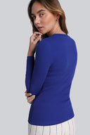 Longsleeve Miss Womanly Cobalt