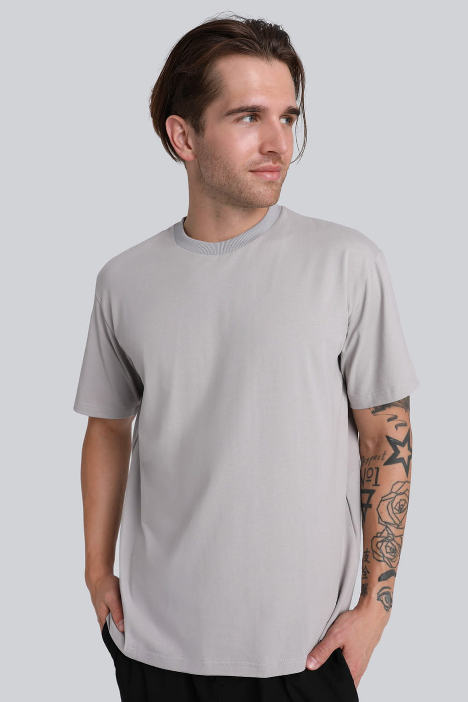 Mr Mighty Silver Grey T-shirt