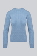Sweter Miss Braid Light Blue
