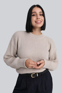 Sweter Miss Daily Taupe