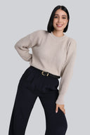 Sweter Miss Daily Taupe