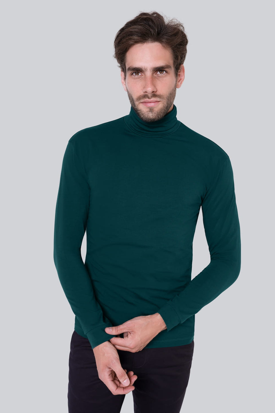 Mr Gentle Bottle Green Polo Shirt