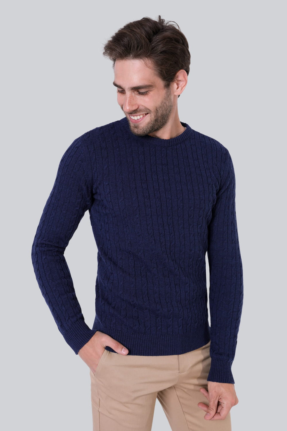 Mr Braid Navy jumper
