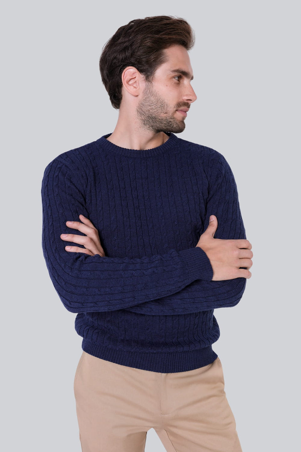 Mr Braid Navy jumper