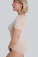 Body Miss Invisible Shortsleeve V-neck Sand