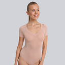 Body Miss Invisible Shortsleeve V-neck Cappuccino