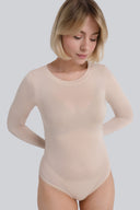 Body Miss Invisible Longsleeve C-neck Sand