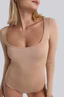 Body Miss Invisible Longsleeve U-neck Nude