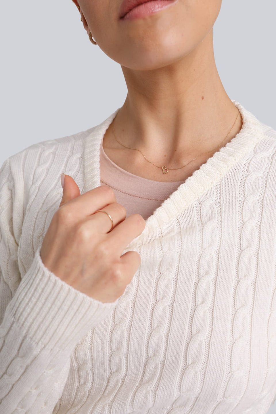 Miss Invisible Long-Sleeved C-Neck Bodysuit – Cappuccino