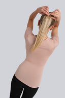 T-shirt Miss invisible C-neck Cappuccino