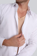 Longsleeve Mr Invisible V-neck Nude