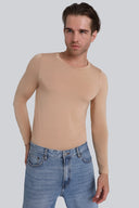 Longsleeve Mr Invisible C-neck Nude