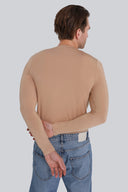 Longsleeve Mr Invisible C-neck Nude