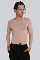 Longsleeve Mr Invisible C-neck Cappuccino