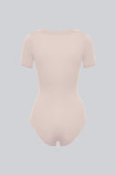 Body Miss Invisible Shortsleeve V-neck Sand