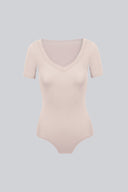 Body Miss Invisible Shortsleeve V-neck Sand