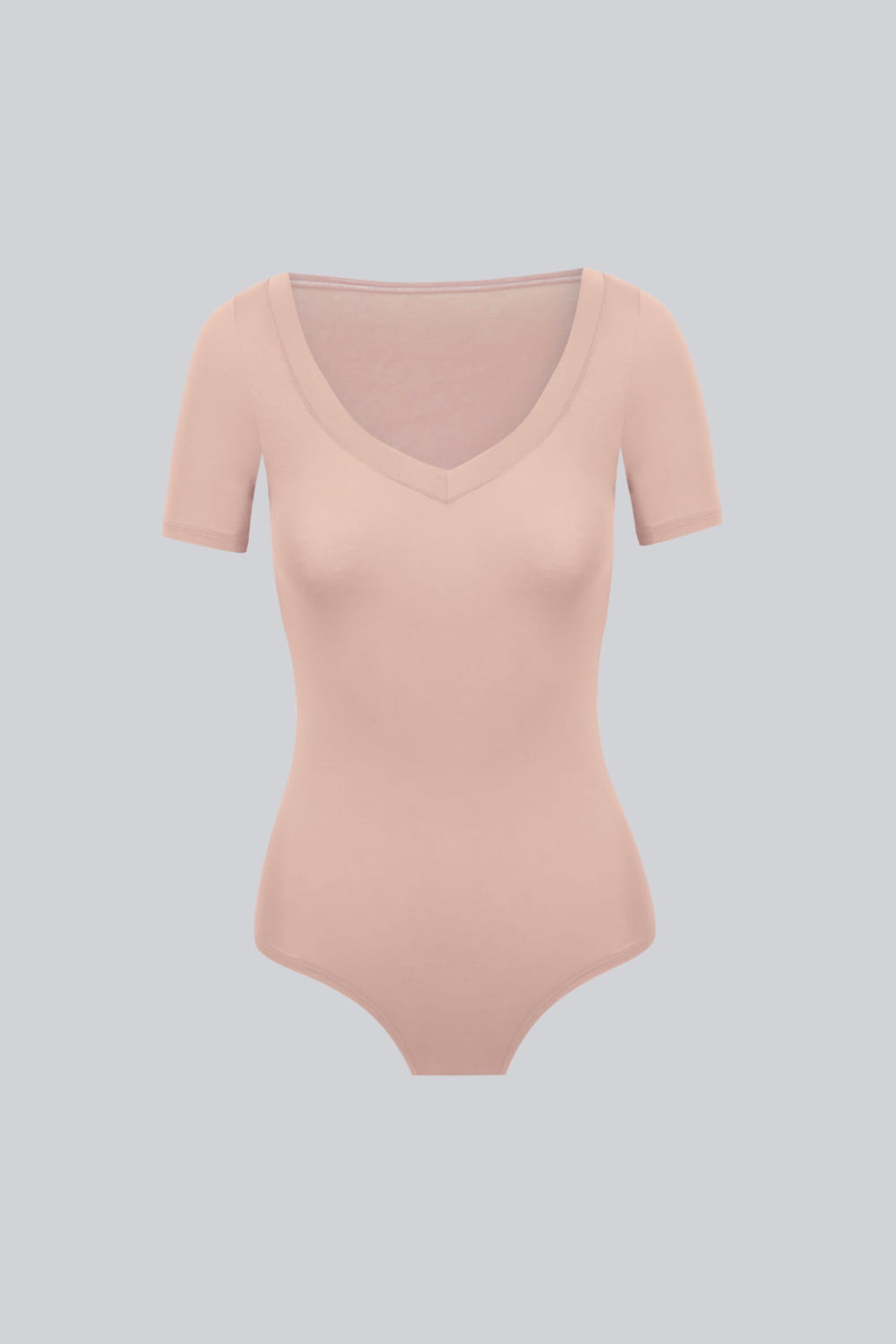 Body Miss Invisible Shortsleeve V-neck Cappuccino