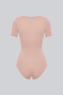 Body Miss Invisible Shortsleeve V-neck Cappuccino