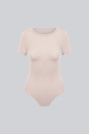 Body Miss Invisible Shortsleeve C-neck Sand