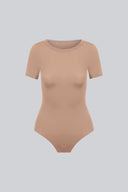 Body Miss Invisible Shortsleeve C-neck Nude