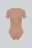Body Miss Invisible Shortsleeve C-neck Nude