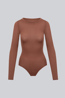 Body Miss Invisible Longsleeve C-neck Chocolate