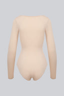 Body Miss Invisible Longsleeve U-neck Sand