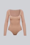 Body Miss Invisible Longsleeve U-neck Nude