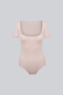 Body Miss Invisible Shortsleeve U-neck Sand