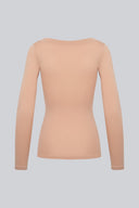 Longsleeve Miss invisible V-neck Cappuccino