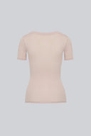 T-shirt Miss invisible C-neck Sand