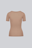 T-shirt Miss invisible C-neck Nude