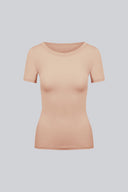 T-shirt Miss invisible C-neck Cappuccino