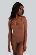Body Miss Invisible Longsleeve U-neck Chocolate