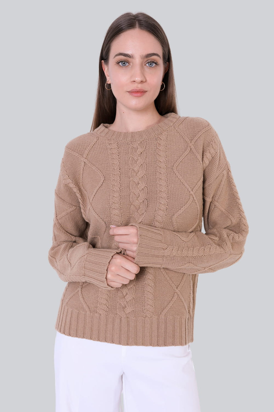 Sweter Miss Lovely Camel