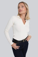 Longsleeve Miss Polo Off White
