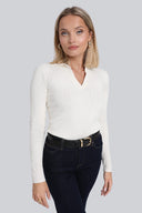 Longsleeve Miss Polo Off White